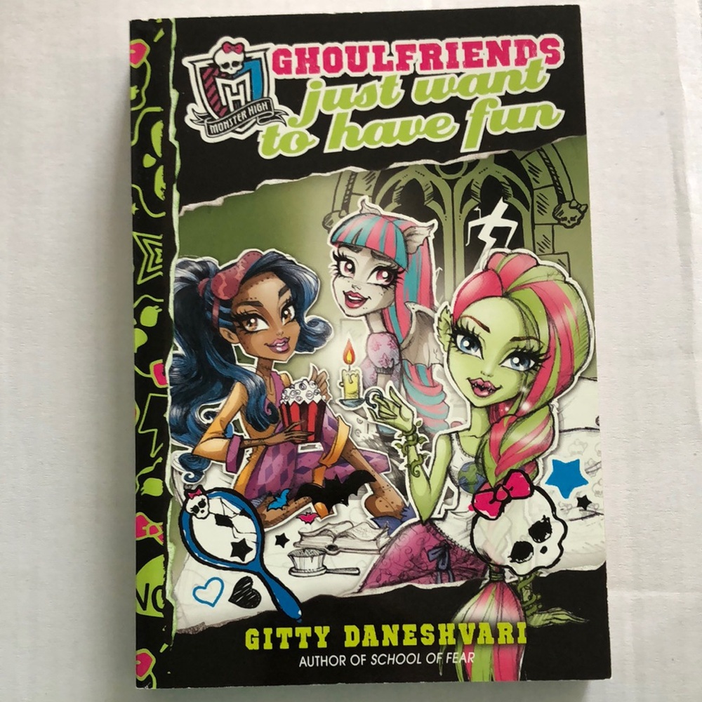 5for$20📗Monster High "Ghoulfriends Just Want to Have Fun" Book
